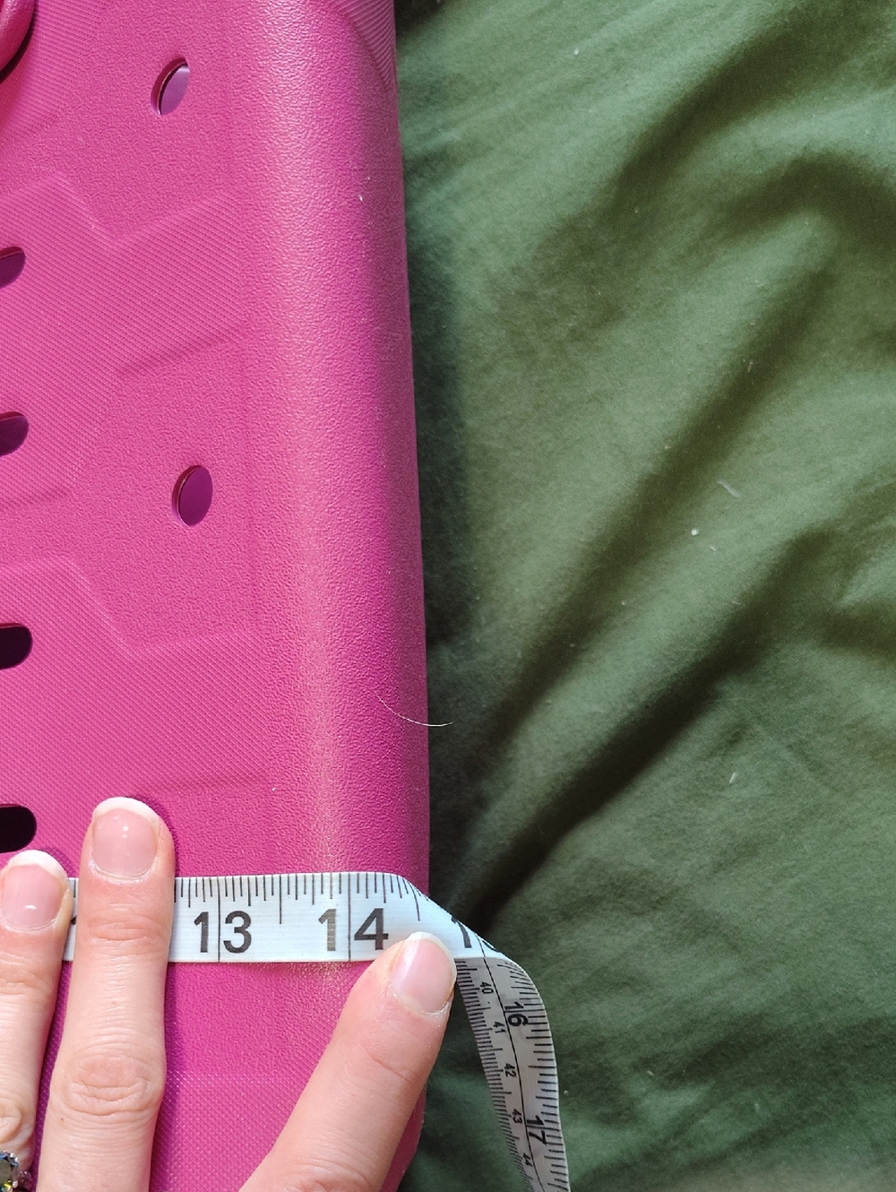 Hot Pink Women's Beach Utility Tote Bag - Picture 3 of 8